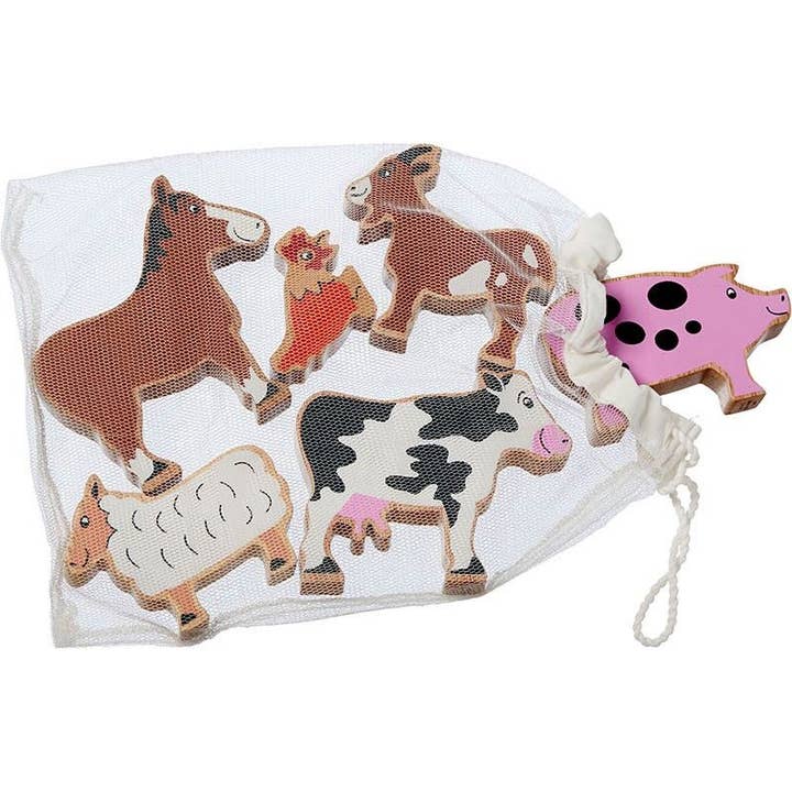 Farm Animals - Bag Of 6 for wholesale by Lanka Kade Fairtrade