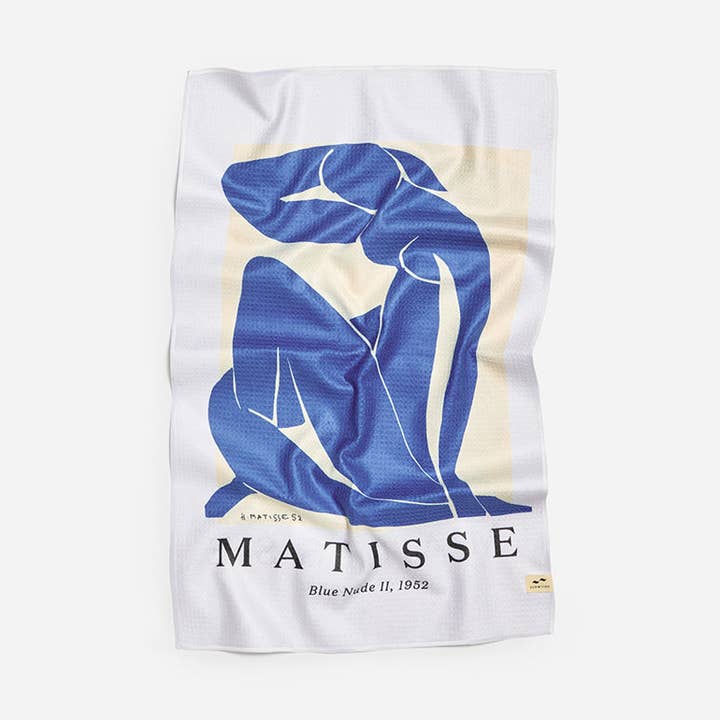 Blue Nude II Quick-Dry Kitchen Towel | Henri Matisse x Slowtide for wholesale by Slowtide Canada