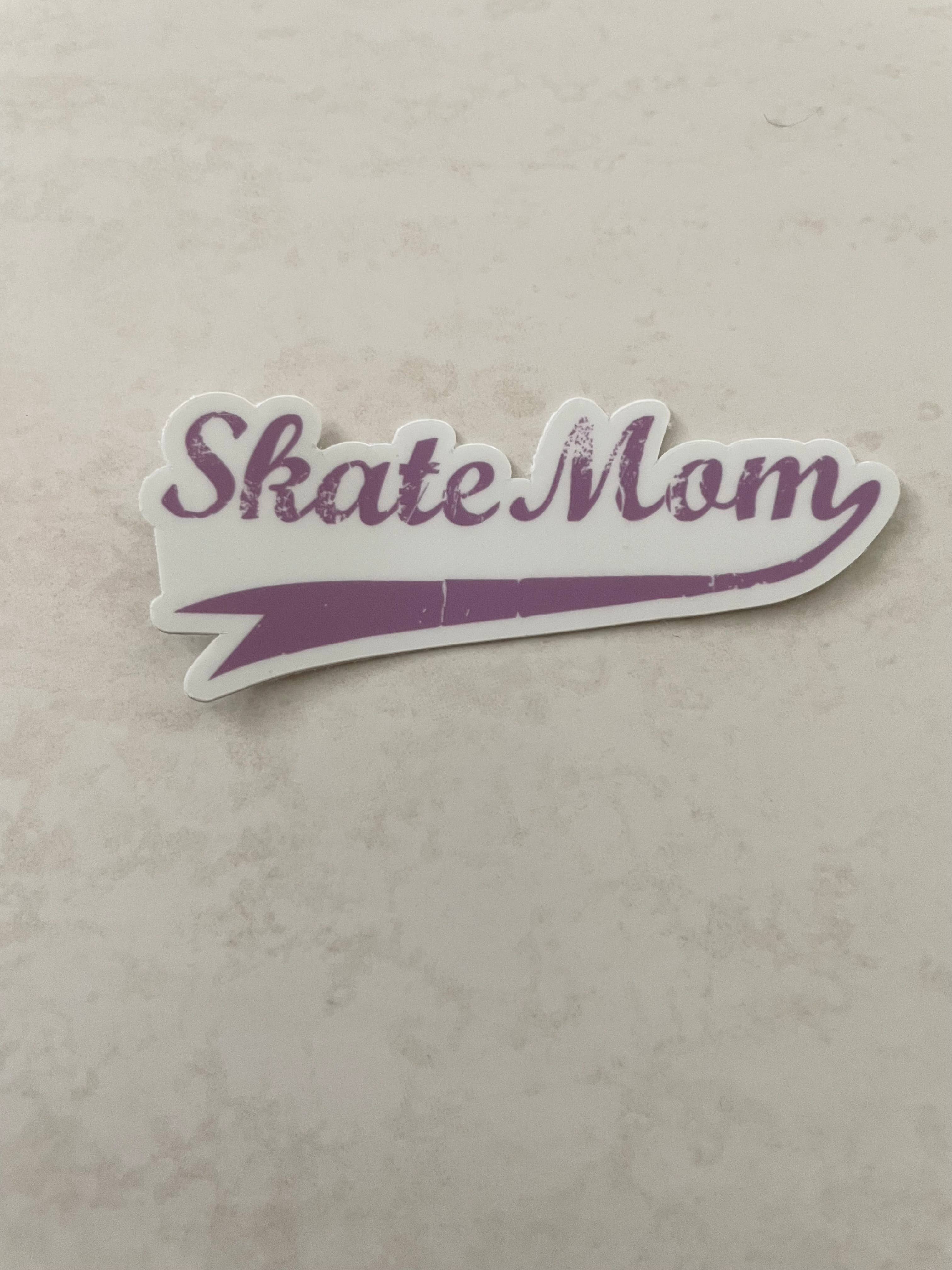Denali & Co. - Wholesale Sticker - Skate Mom Figure Skating Sticker, 3" x 1.26"1
