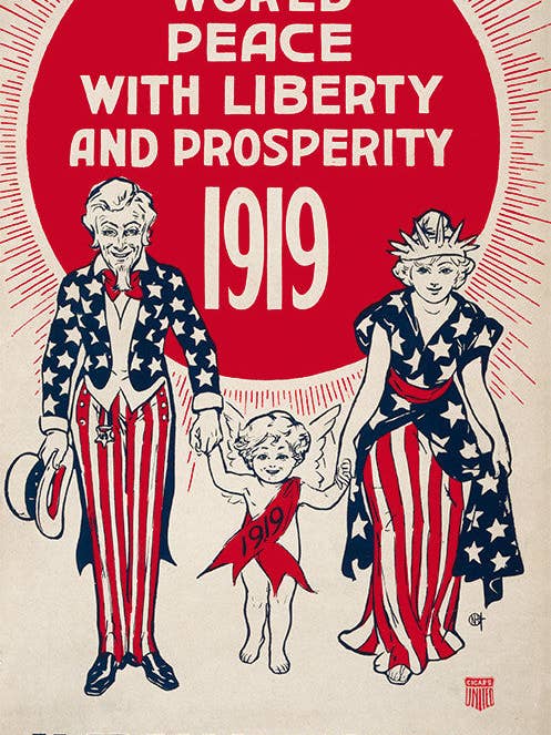 World Peace with Liberty and Prosperity 1919 for wholesale by Print Collection