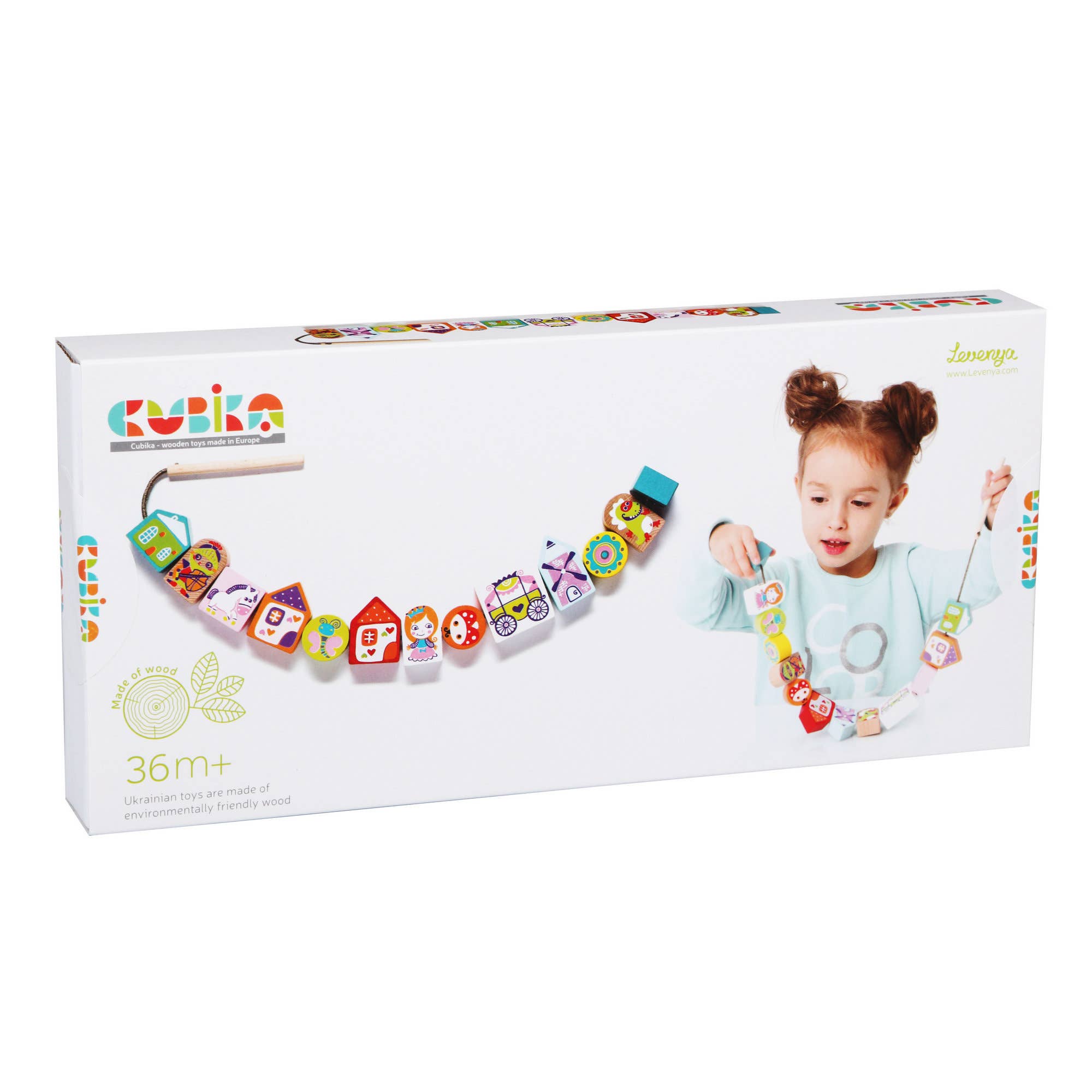 Fainotoys - Wholesale Wood Toy - Kids - Wooden Lacing Toy - Fairytale2