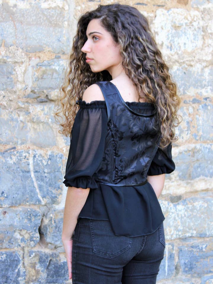 Haizea Arranz - Vente Corset – femme - Corset Renaissance à baleines pour corsage7