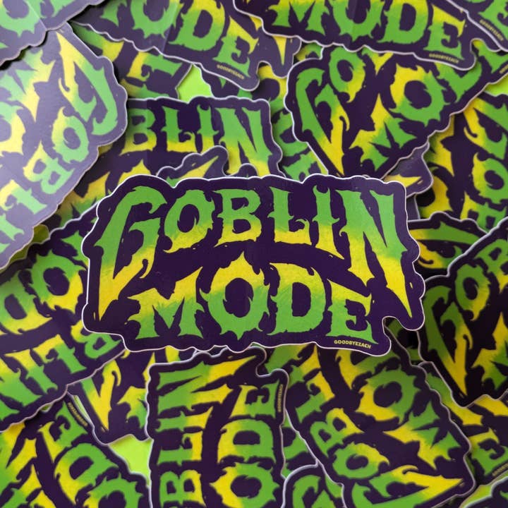 Goodbye Zach – wholesale Telefon- och laptopklistermärken – Klistermärke med Goblin Mode-motiv1