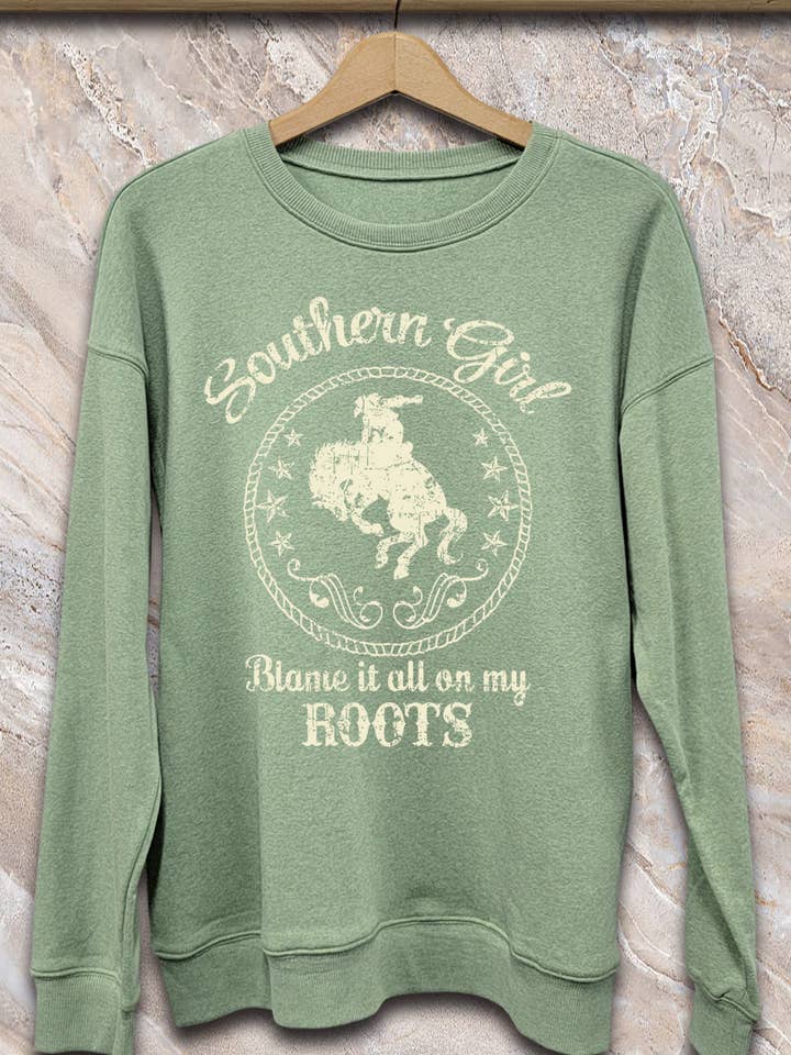 SPT-SS-121-C1_Southern Girl Sweatshirt for wholesale by SP Tops, Inc.