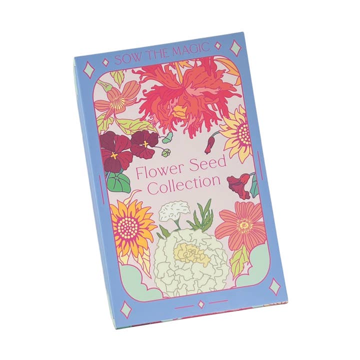 Collection de graines de fleurs anciennes – Floraisons non-OGM pour un jardin coloré pour la vente par Sow the Magic