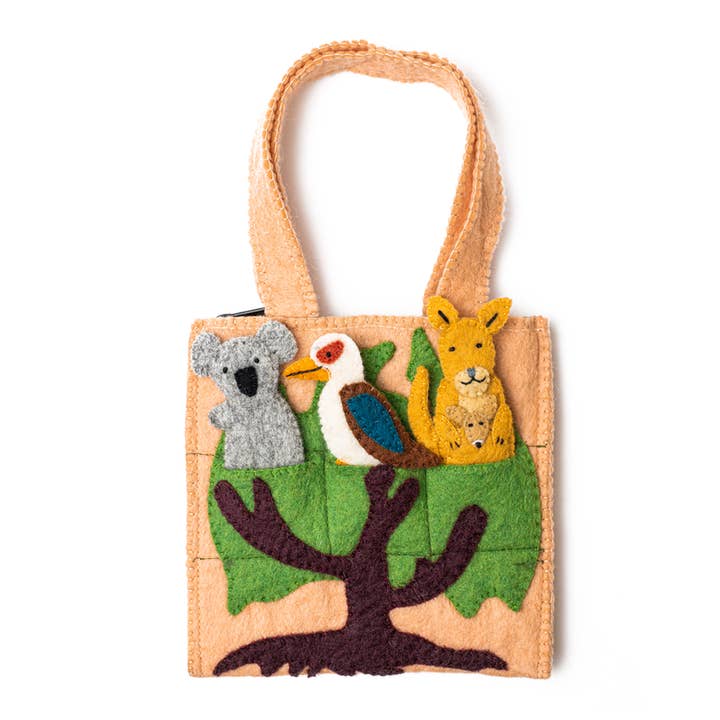 Global Goods Partners - Wholesale Vingerpop - Kinderen en baby - Australia Puppet tas