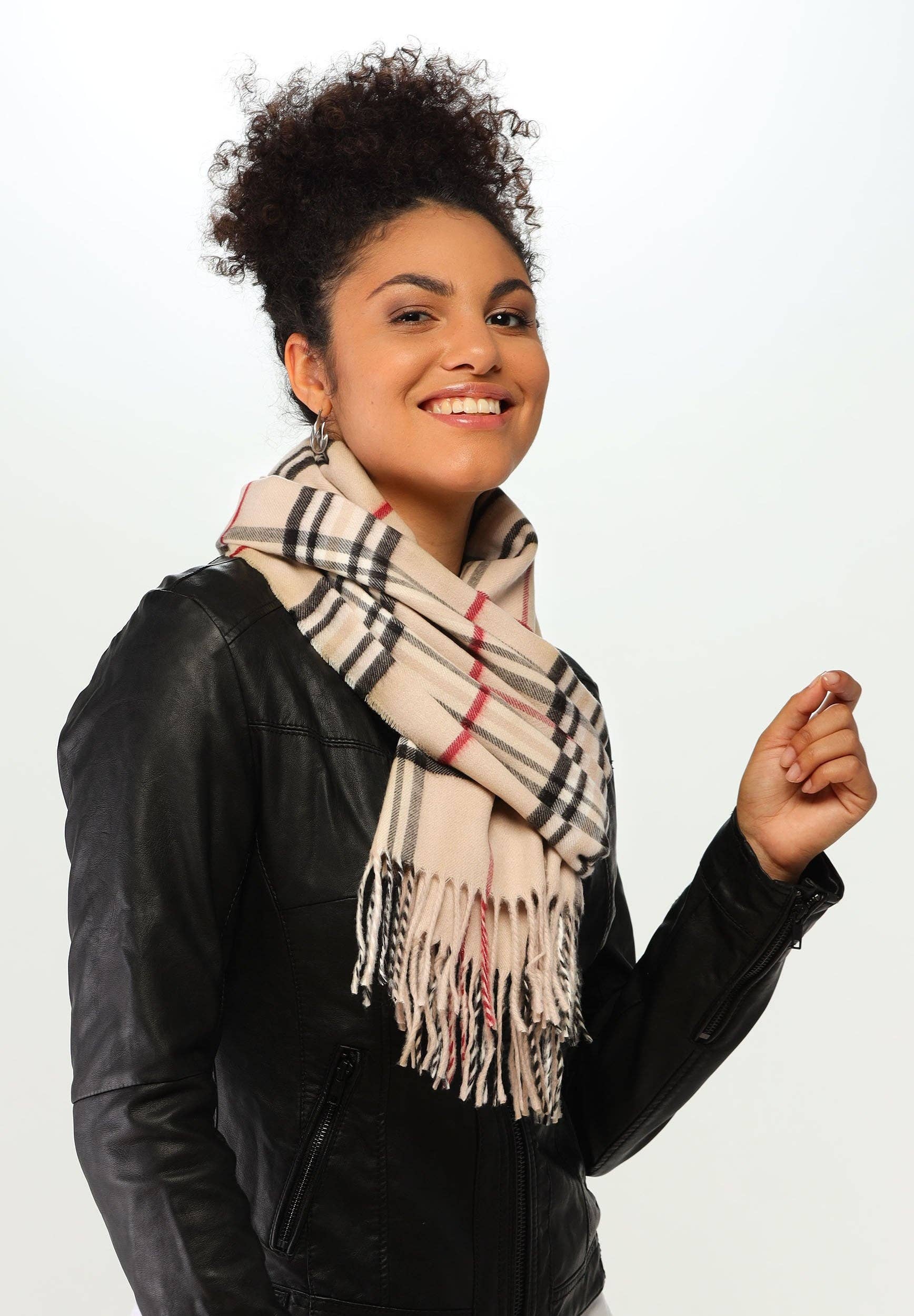 FRAAS - The Scarf Company - Wholesale Scarf - Women's - FRAAS Plaid Cashmink® Scarf25