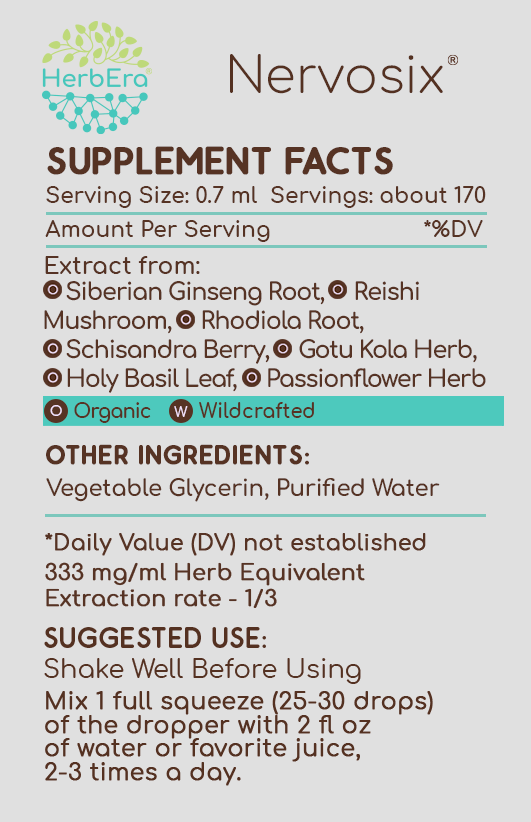 HerbEra - Wholesale Tincture - Nervosix Tincture7