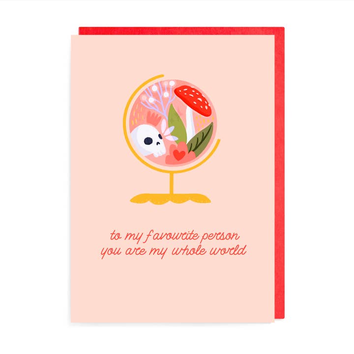 Whole World Love Card for wholesale by URGHH Card Co.