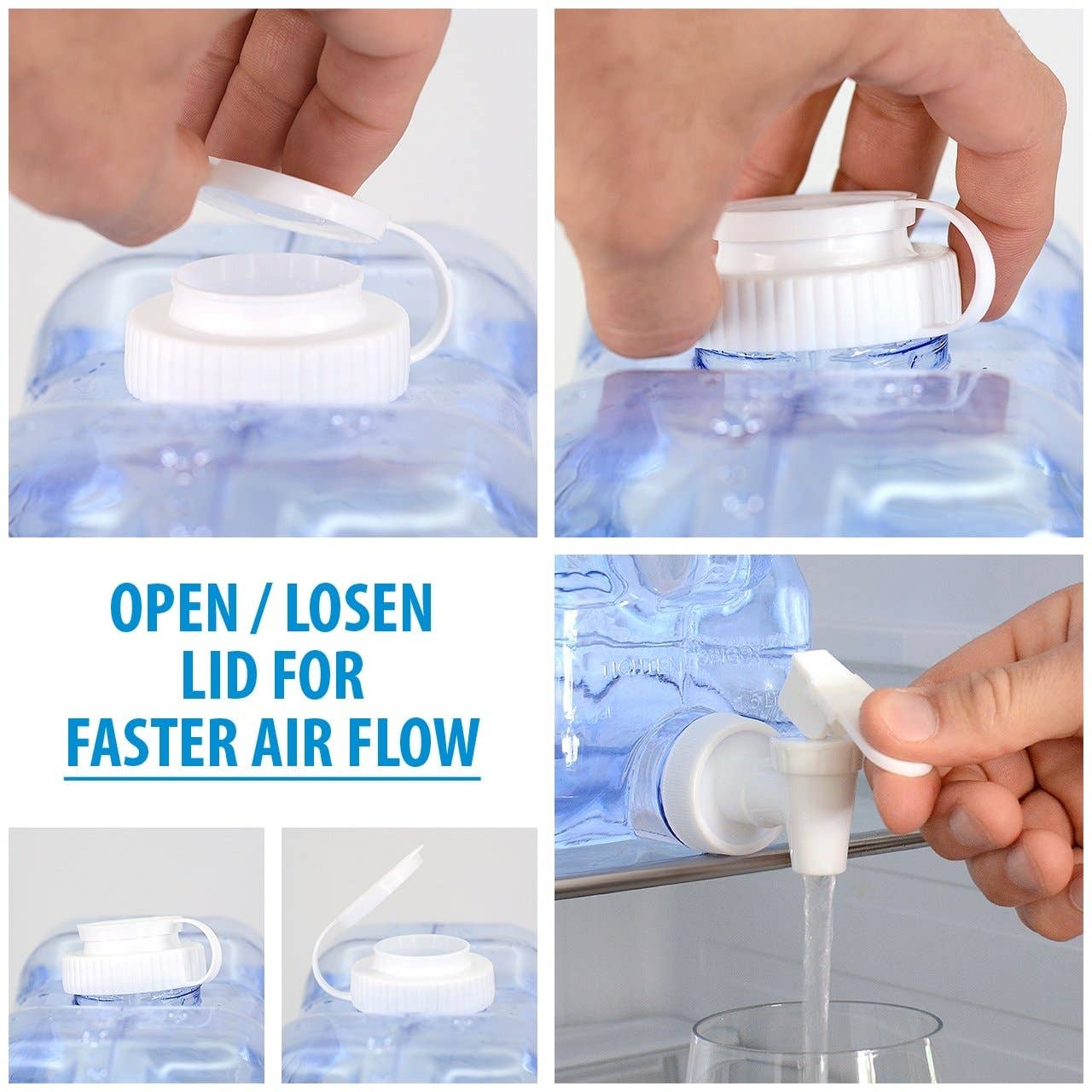 Wholesale Gifts Tomorrow - Wholesale Drink Dispenser - 5.5L Fridge Water Dispenser Plastic Container With Tap3