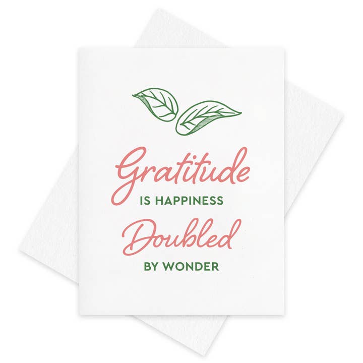 Dankbarkeit Wonder Card für den Großhandel von Inkwell Originals
