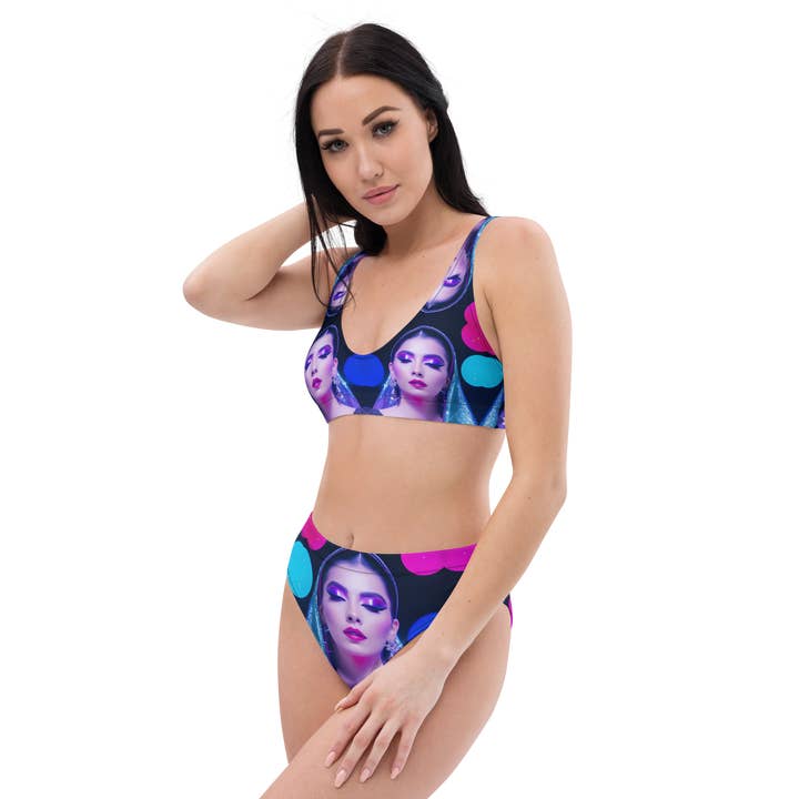 Bikini taille haute Eco IV pour la vente par NeuroTekk Co.