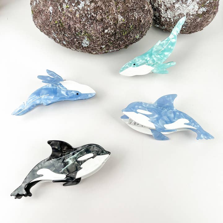 mildstyles - Wholesale Hair Clip - Women's - Tiger Shark and Whale Acetate Hair Claw Clip9