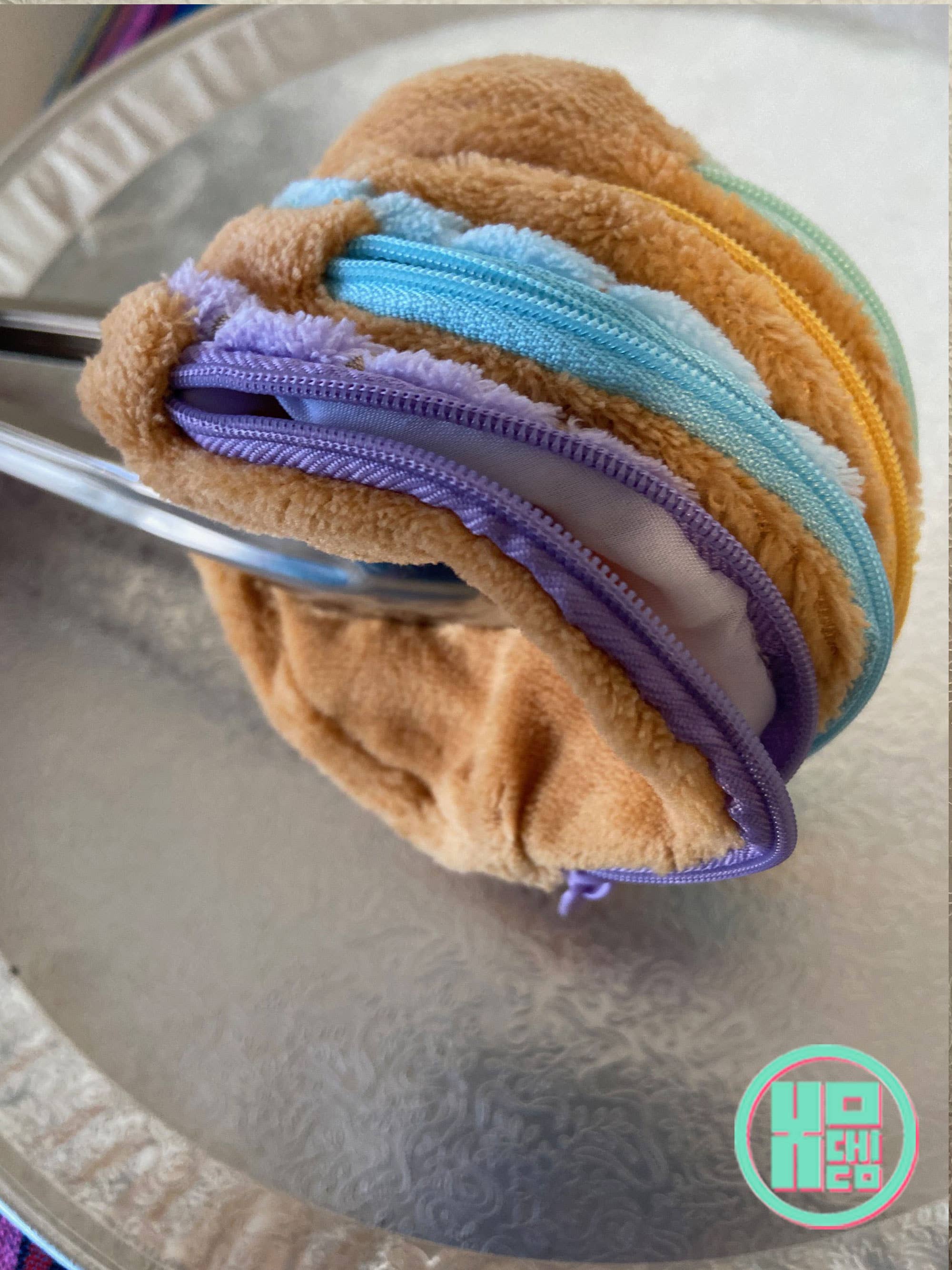 Xochico – wholesale Myntväska - Dam – Pastell Concha myntväskor5