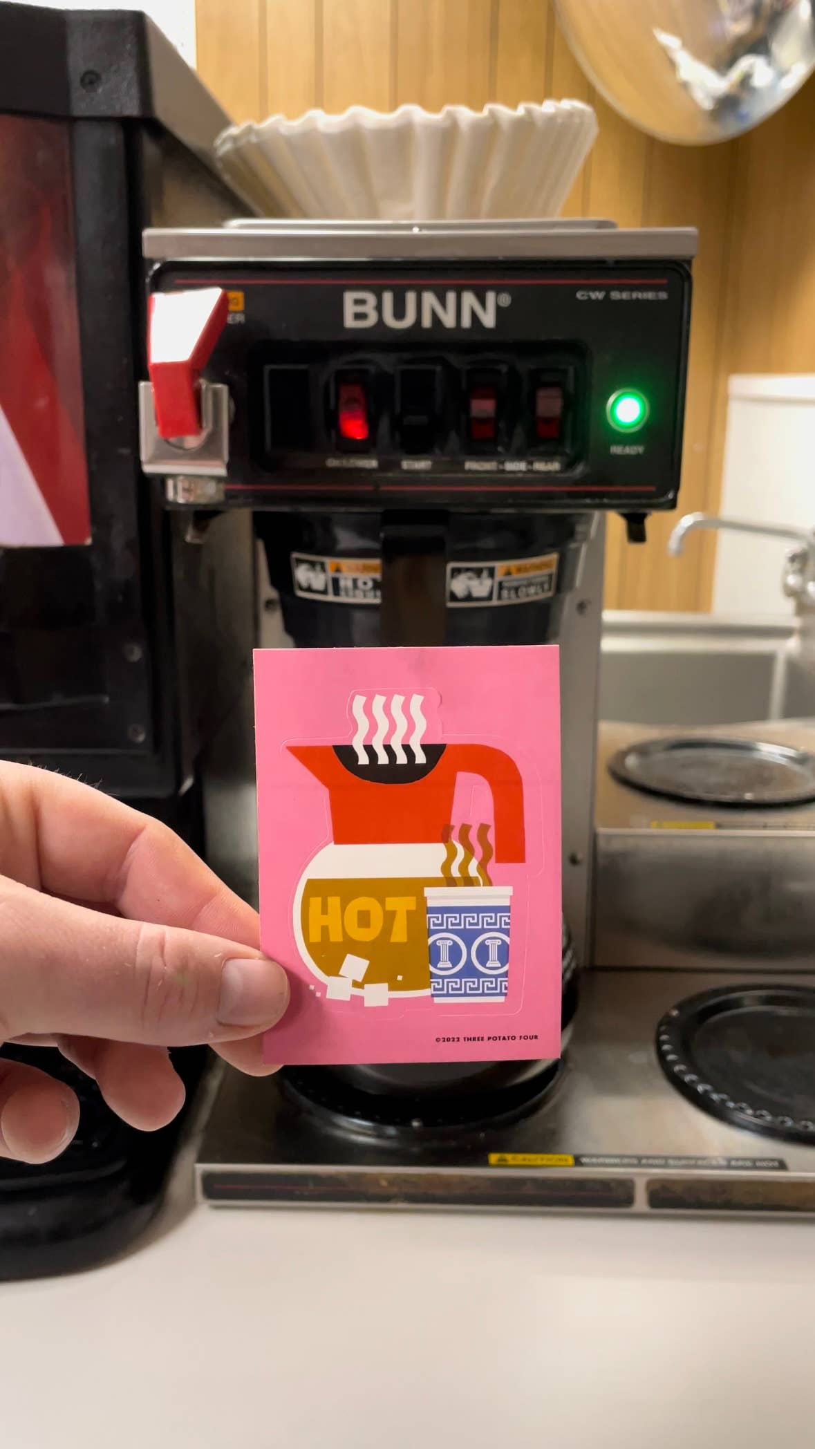 Three Potato Four - Vente Présentoir – papeterie et articles fantaisie - Boîte de vente au détail de 24 packs de cartes autocollantes Corner Store6