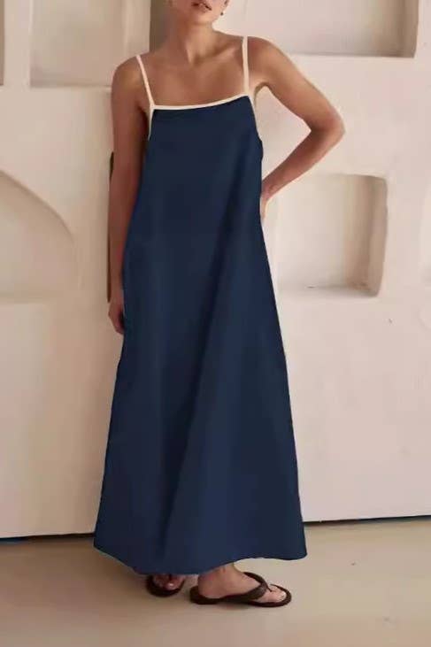 Rosa Clothing - Wholesale Dress - Women's - Minimalism chic vibe Spaghetti straps dress2