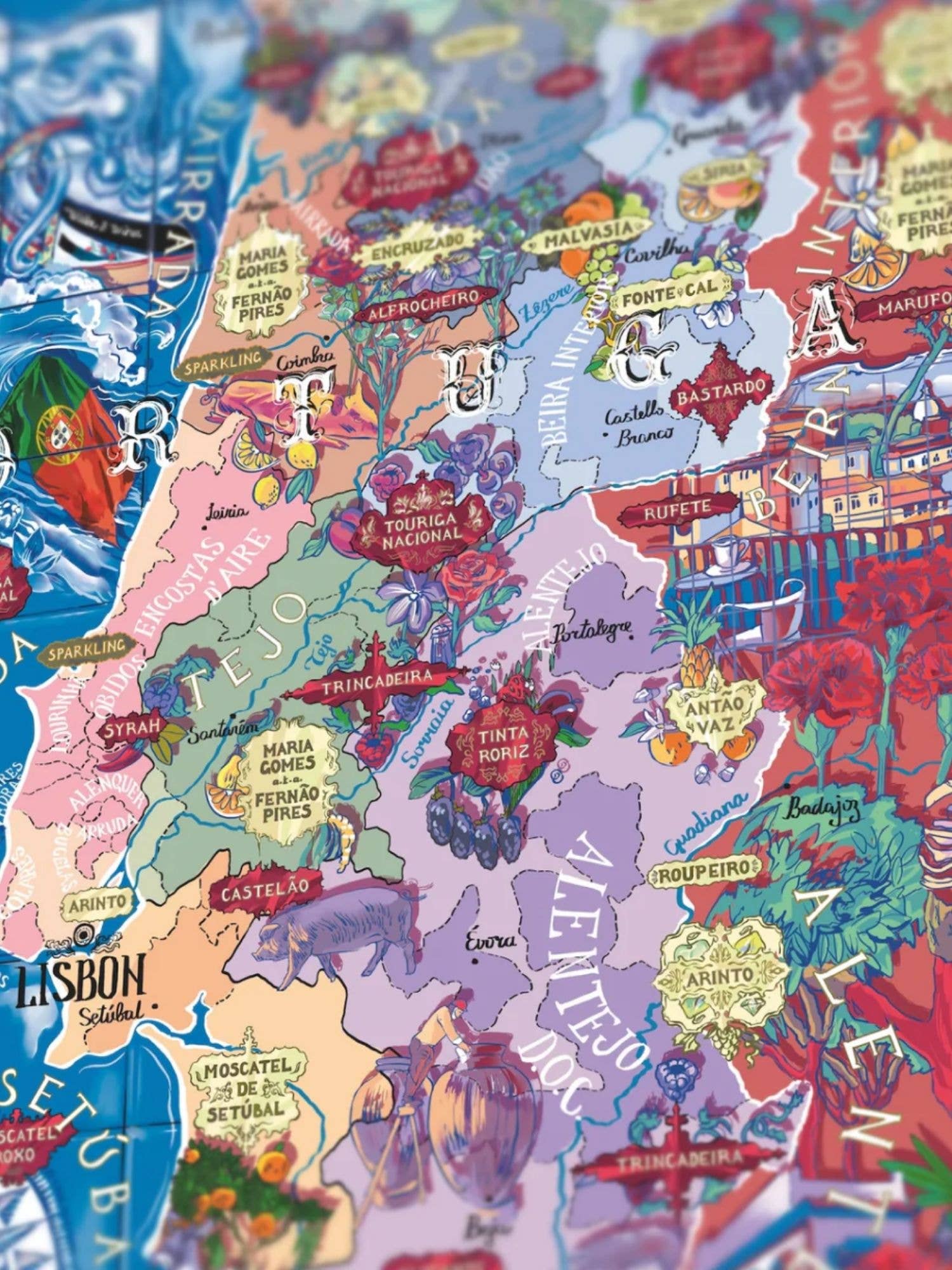 Water & Wines - Venta al por mayor Puzle - Adultos - Puzzle de vino - Portugal4