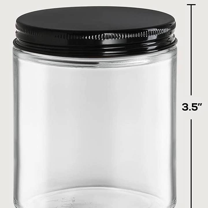 Gordon Craftworks - Vendita all'ingrosso Candela in vasetto - Candele Clear Private Label – Barattolo da 8 oz1