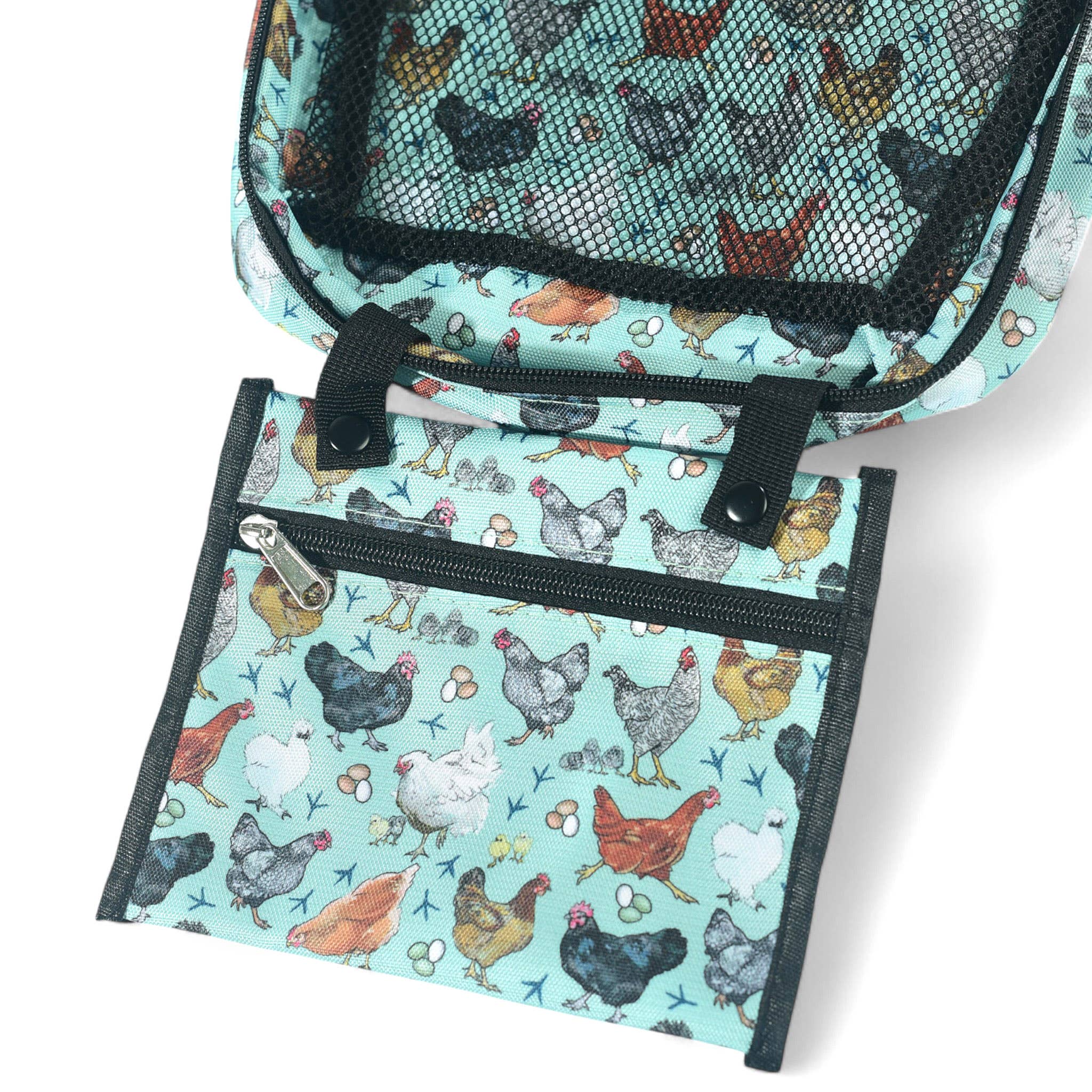 Sipsey Wilder - Wholesale Toiletry Bag - Women's - Hen Party (Chickens) Travel Organizer Case 2