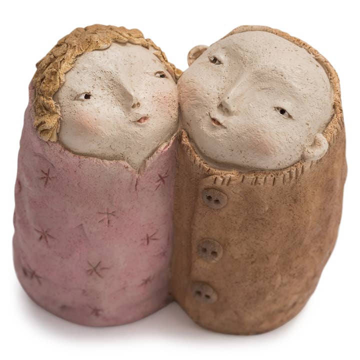 Bentley & Bo - Wholesale Decorative Figurine - Roly Poly Family - The Twins2