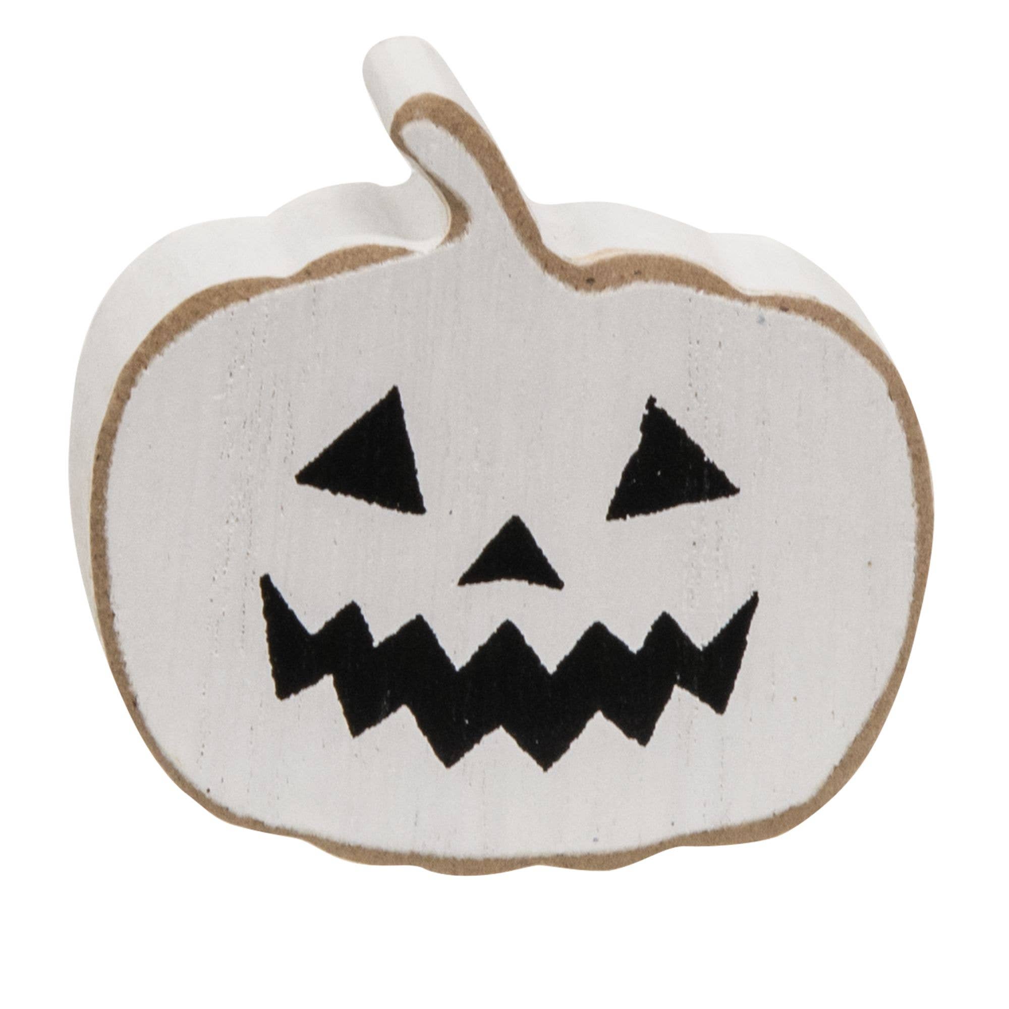 Col House Designs - Venta al por mayor Letreros - Juego de 3 bloques de Happy Halloween y calabazas1