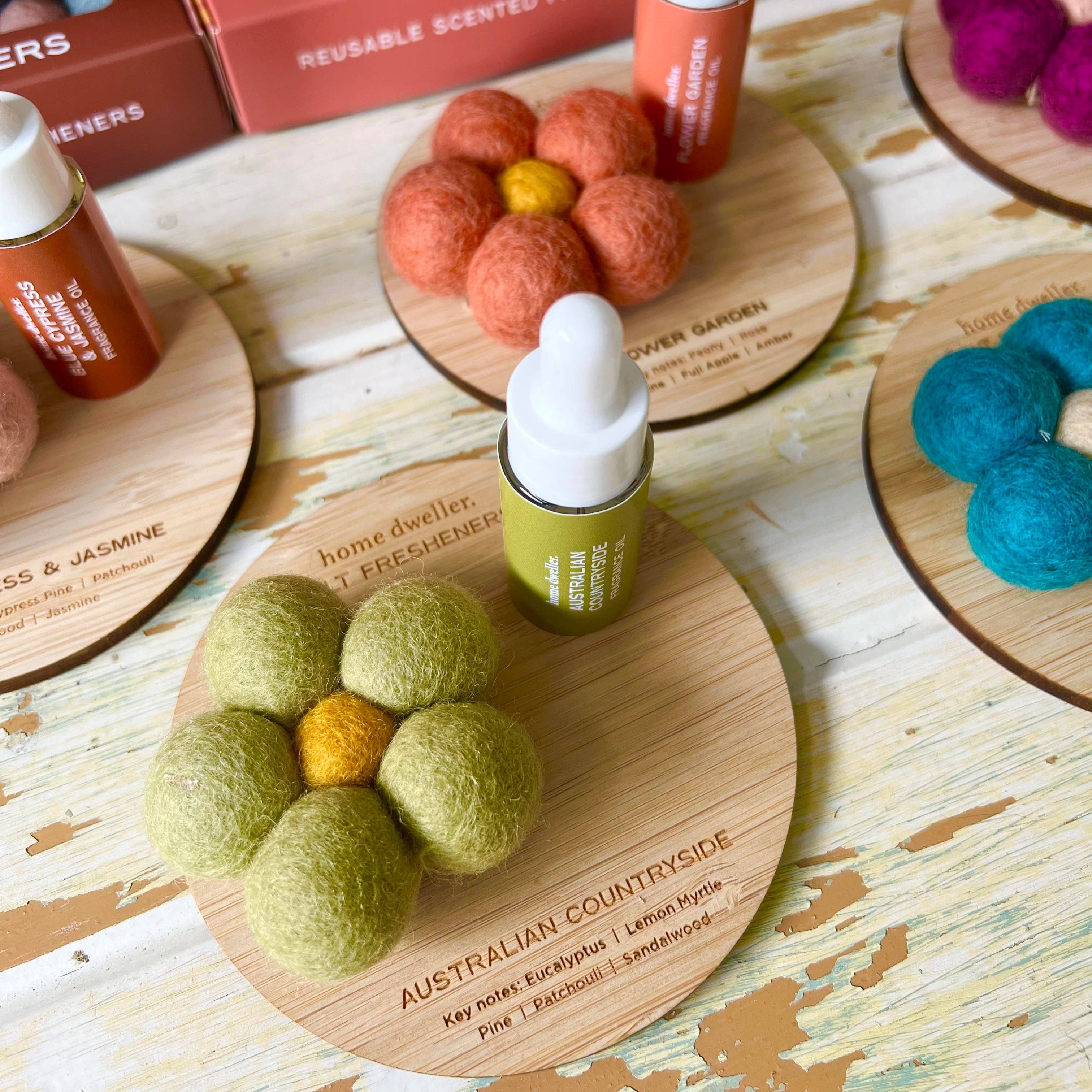 Home Dweller - Wholesale Air freshener - Felt Freshener + Refills + Testers Starter Pack3