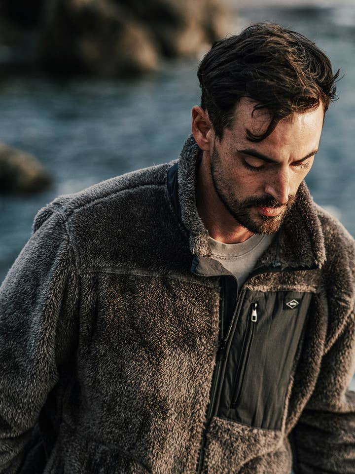 Veste polaire Ridge - Smoke pour hommes pour la vente par VNTNA