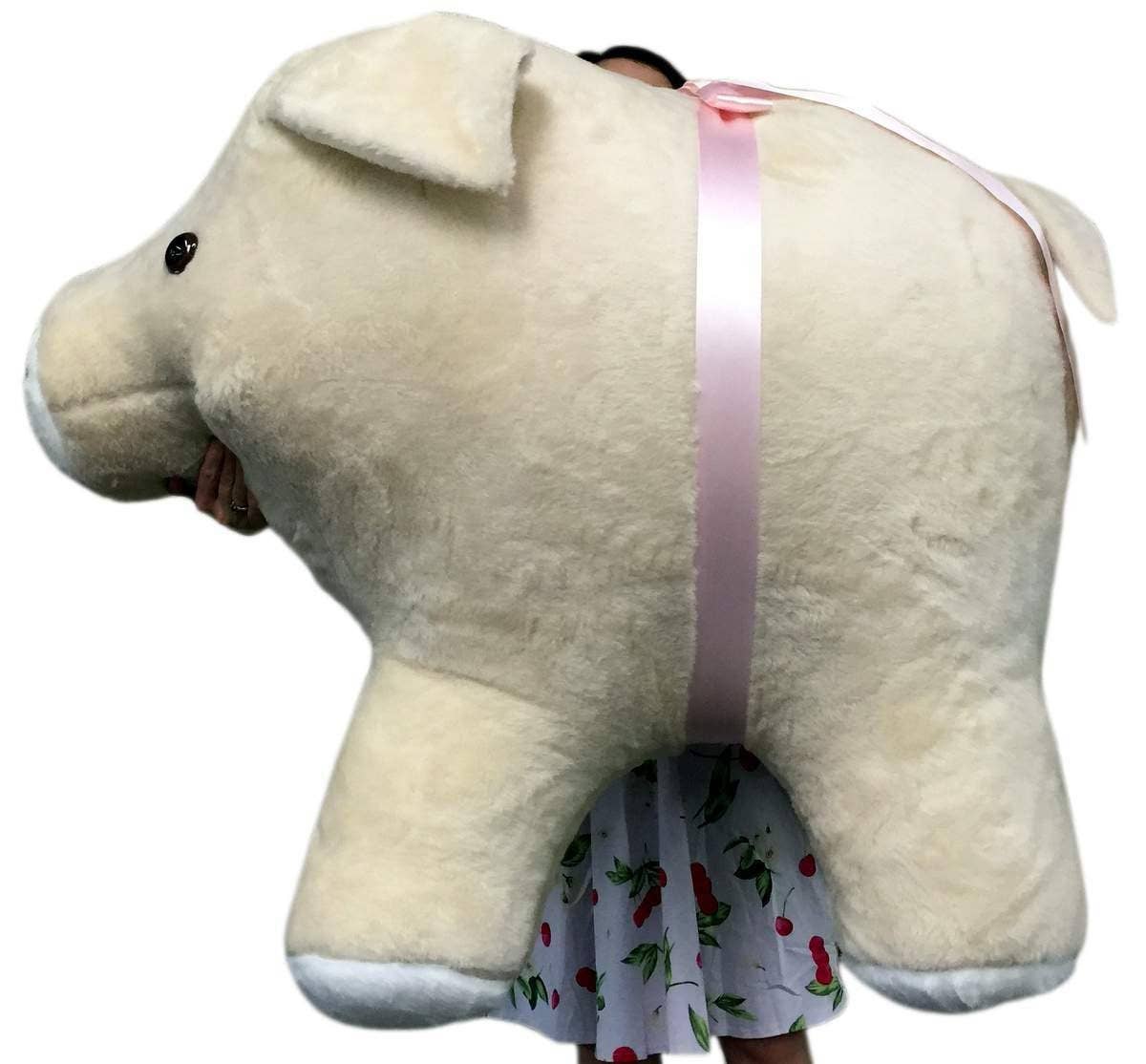 Big Plush - Wholesale Stuffed/Plush Toy - Kids & Baby - American Made Giant Stuffed Pig 40 Inch Brown Soft Plush Hog6