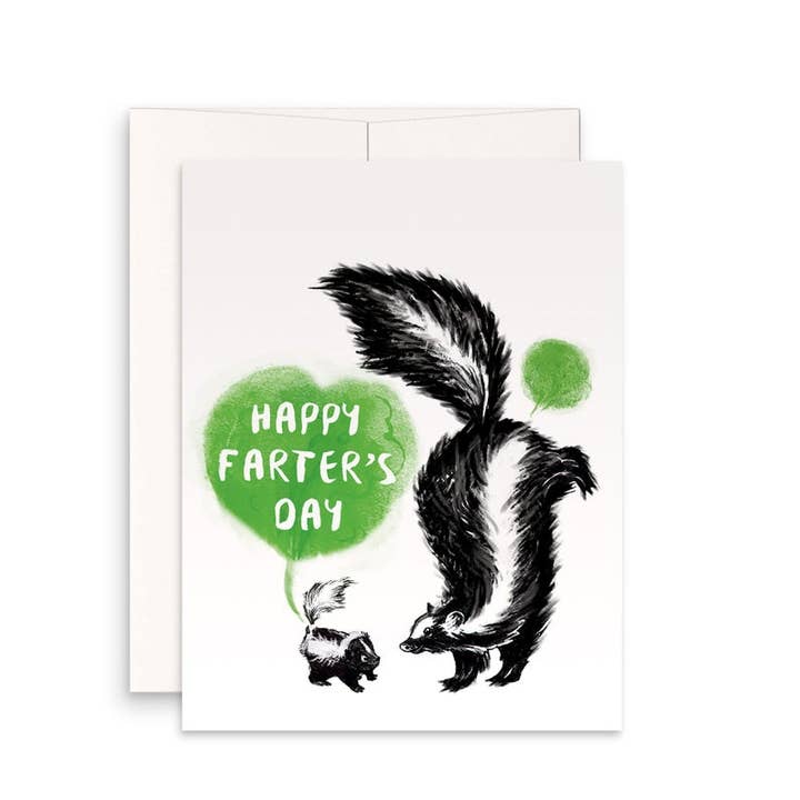 Liyana Studio - Wholesale Vaderdagkaartje - Scheet Skunk Dad - Funny Fathers Day Card