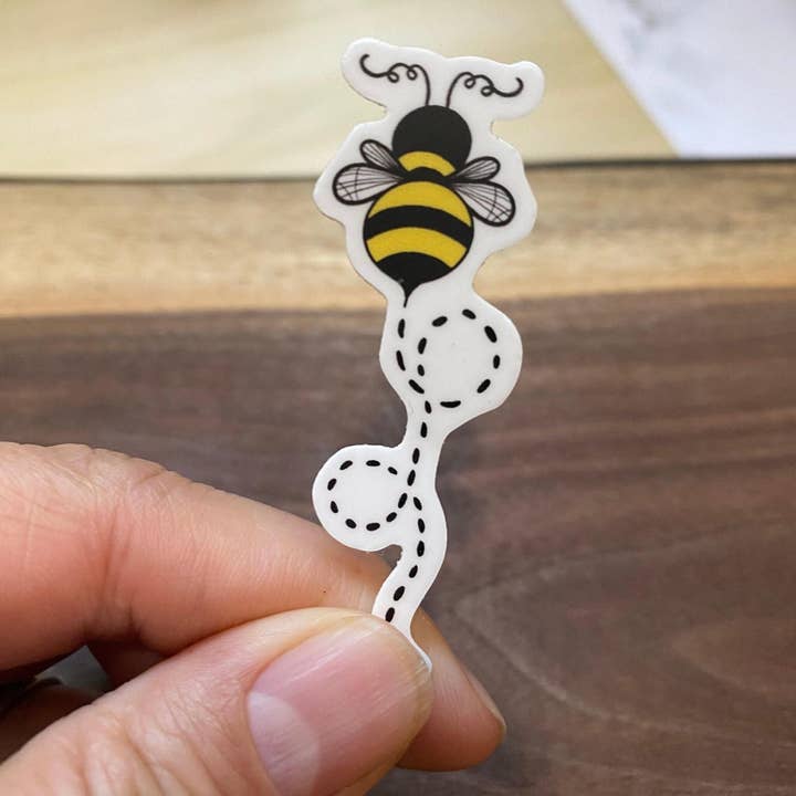 Beth Ann Erickson Designs - Wholesale Sticker - Mini Nature Sticker Set – Bees, Dragonfly, Butterfly, 32