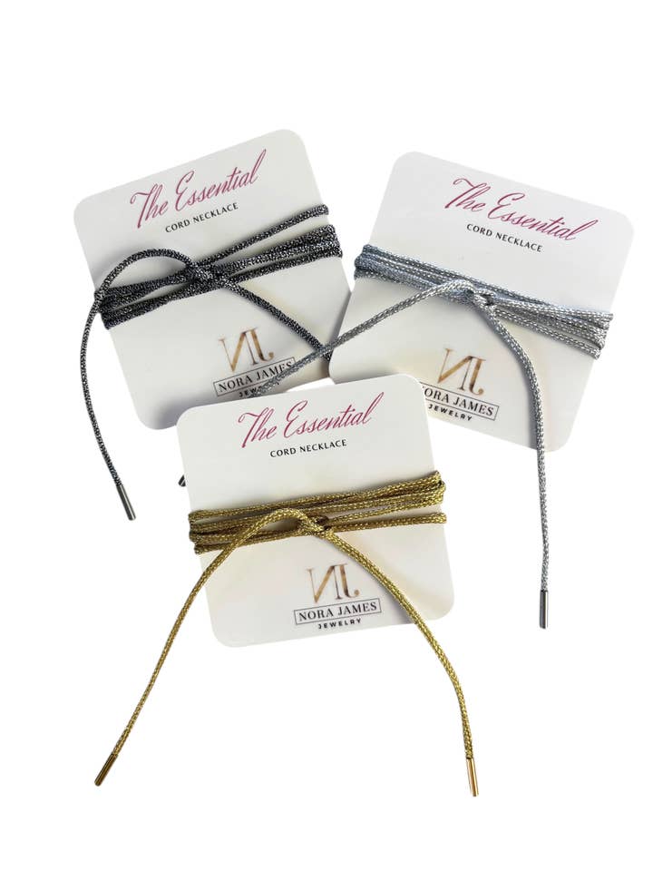 The Essential Cord Necklace for wholesale by Nora James jewelry