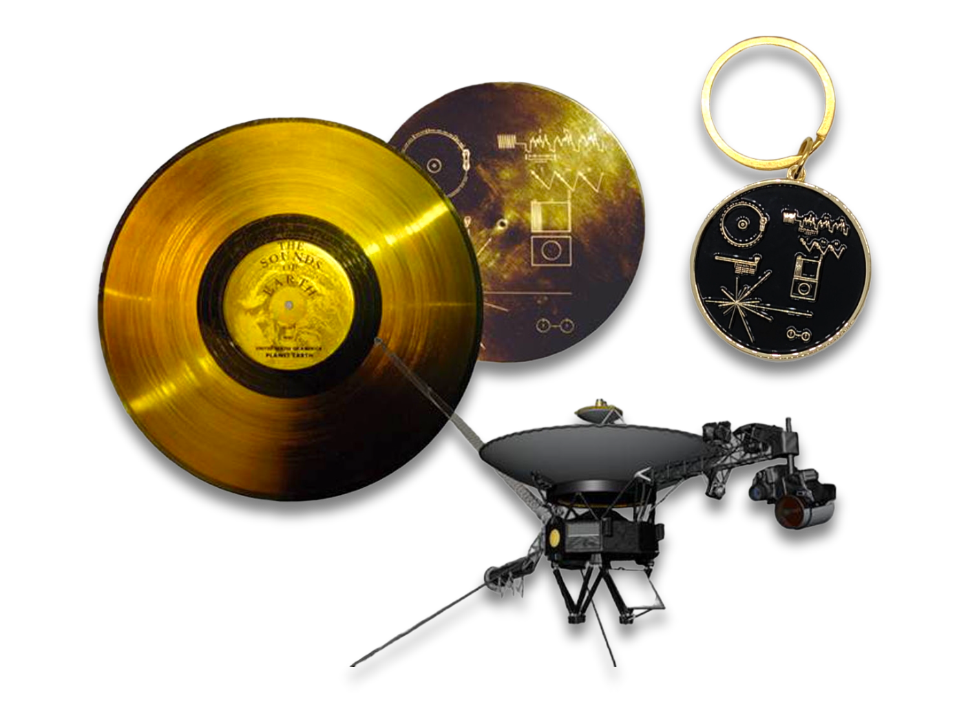 PINtelligentsia - Vendita all'ingrosso Portachiavi - Unisex - Ciondolo portachiavi bifacciale della NASA Voyager & Perseverance!5