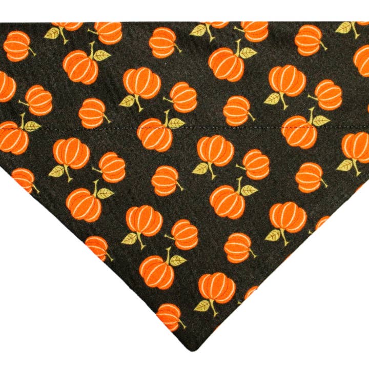 Bandana para Animais de Estimação Abóbora Preta por atacado de Mutty Mornings