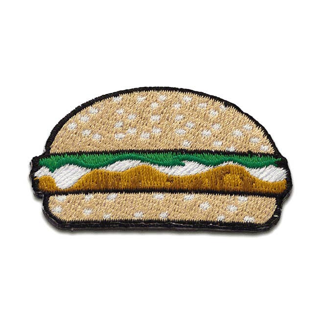 Jern-på Patch/Burger Essen Fast Food for engroshandel hos Catch the Patch