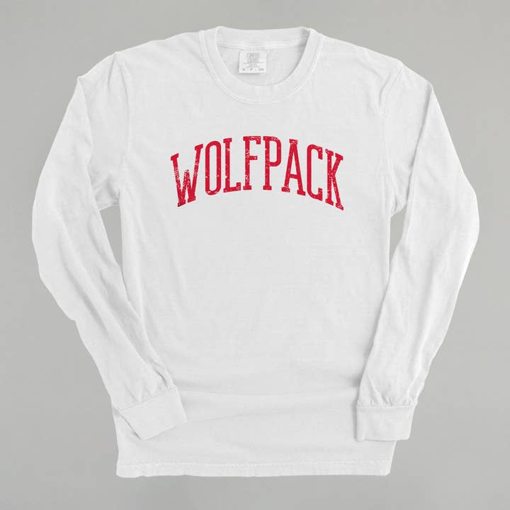 Ivy + Cloth - Wholesale Screen Printed T-Shirt - Women's - Wolfpack Arch6