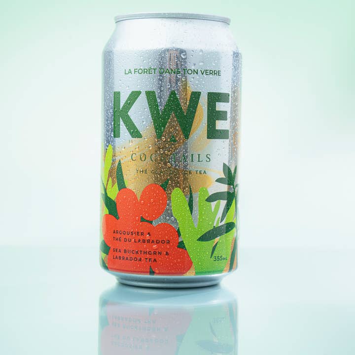 Kwe cocktails - Vente Apéritifs sans alcool/mocktails - Thé glacé nordique – Thé du Labrador & Argousier