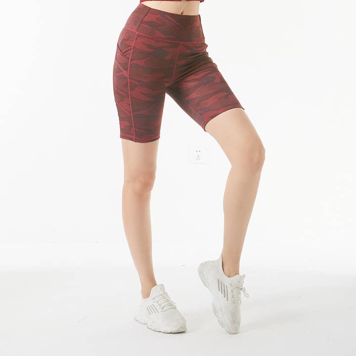 SSImport - Wholesale Athletic Shorts - Women's - A2055 SPORTS YOGA SHORT BIKERS LEGGINGS MIX SIZES 12PCS/PACK