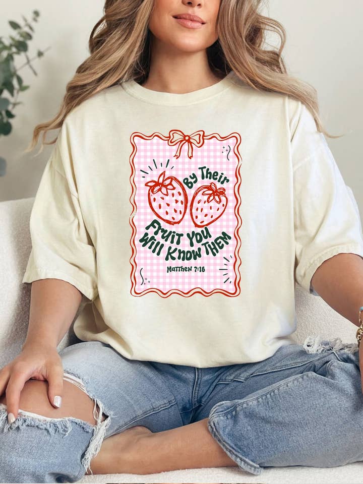 Aan hun vruchten zult u hen kennen Aardbeien DTF voor wholesale door Dash Forward Wholesale