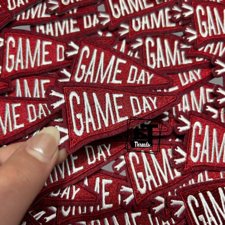 6j Threads LLC - Wholesale Patch - Game Day Pennants....Cap Patches19