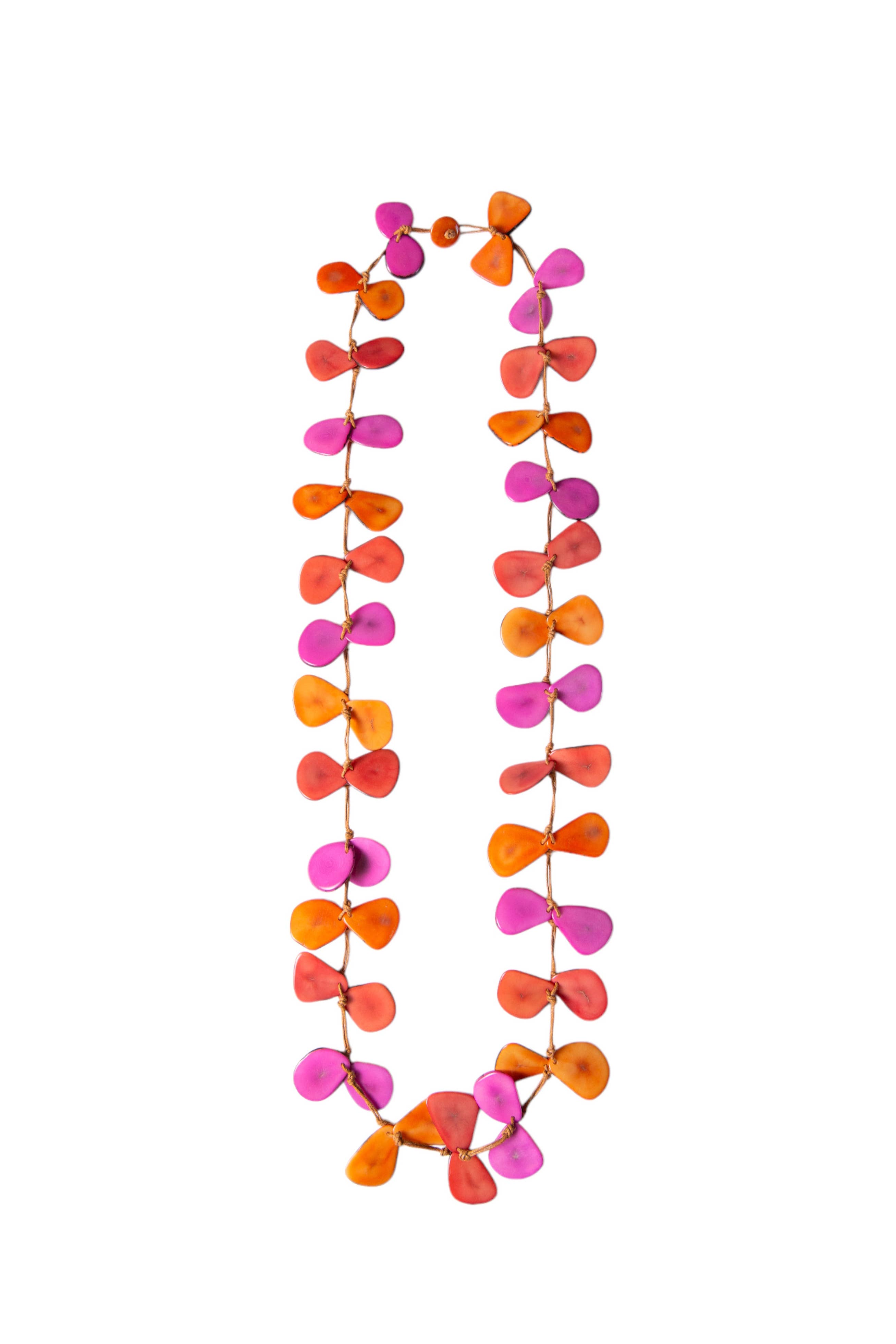 Organic Tagua Jewelry – Engroshandel Perlehalskæde – Tagua halskæde med tynde skiver43