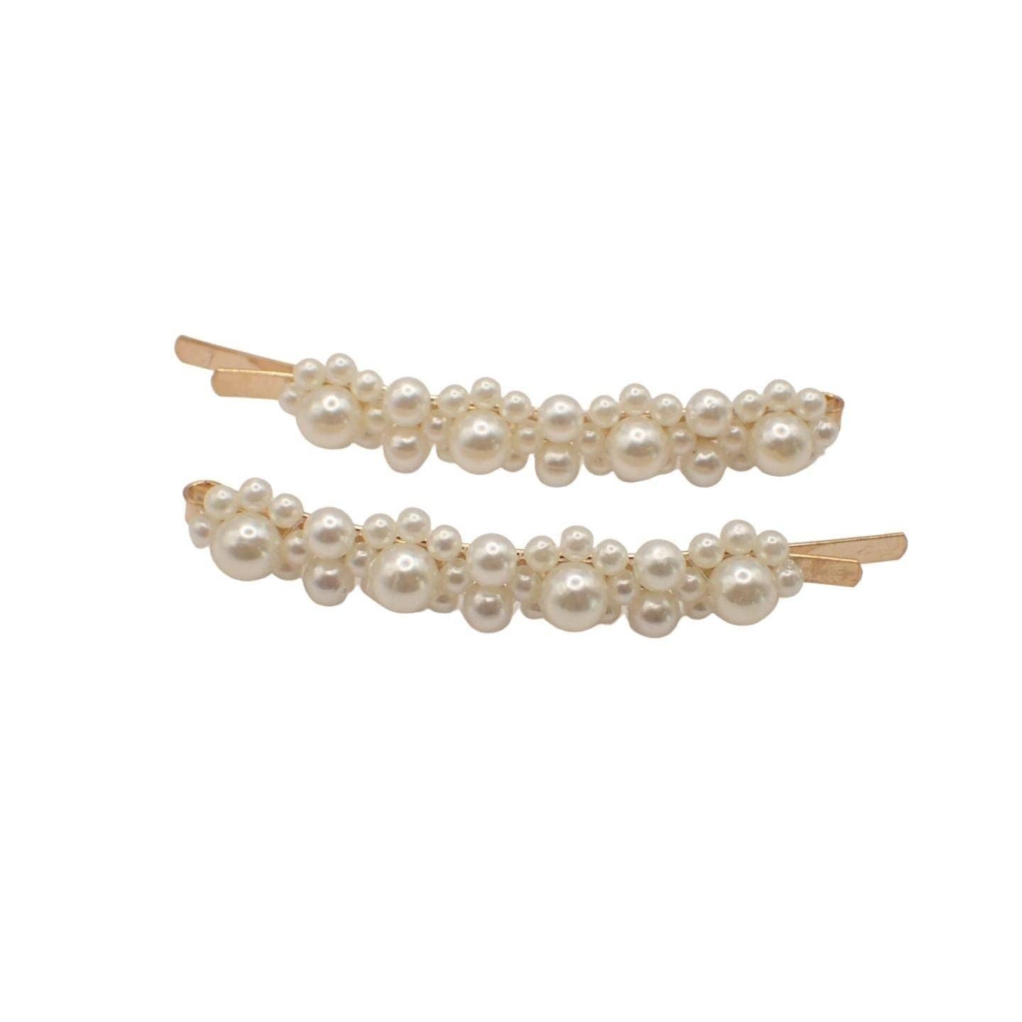 Topkids Accessories - Vente Pince à cheveux – femme - Belles poignées à cheveux perlées, poignées colorées pour le bal de fin d'année, la mariée ou la fleuriste, pince à cheveux pour femme, épingles à cheveux, accessoire Kirby Grip19