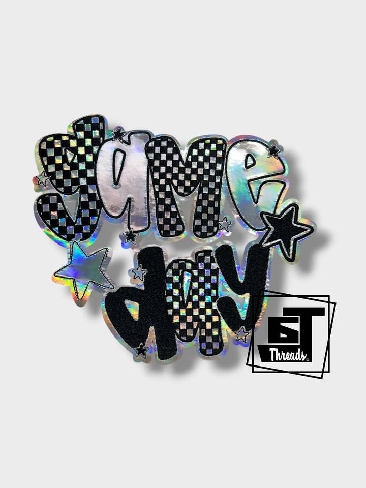 Metallic ternet spilledag ....kun lapper for engroshandel hos 6j Threads LLC