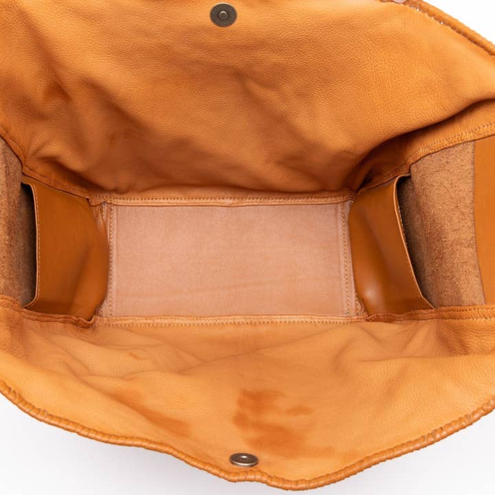 Deux Mains: Haiti Fair Trade - Wholesale Tote Bag - Women's - All Day Leather Tote7