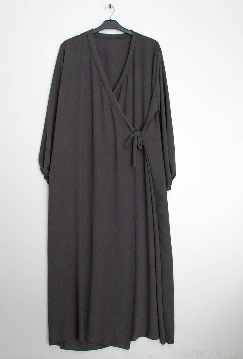 IDEAL OUTFIT - Vente Robe – femme - Robe abaya porte feuille ref:2372jazz24