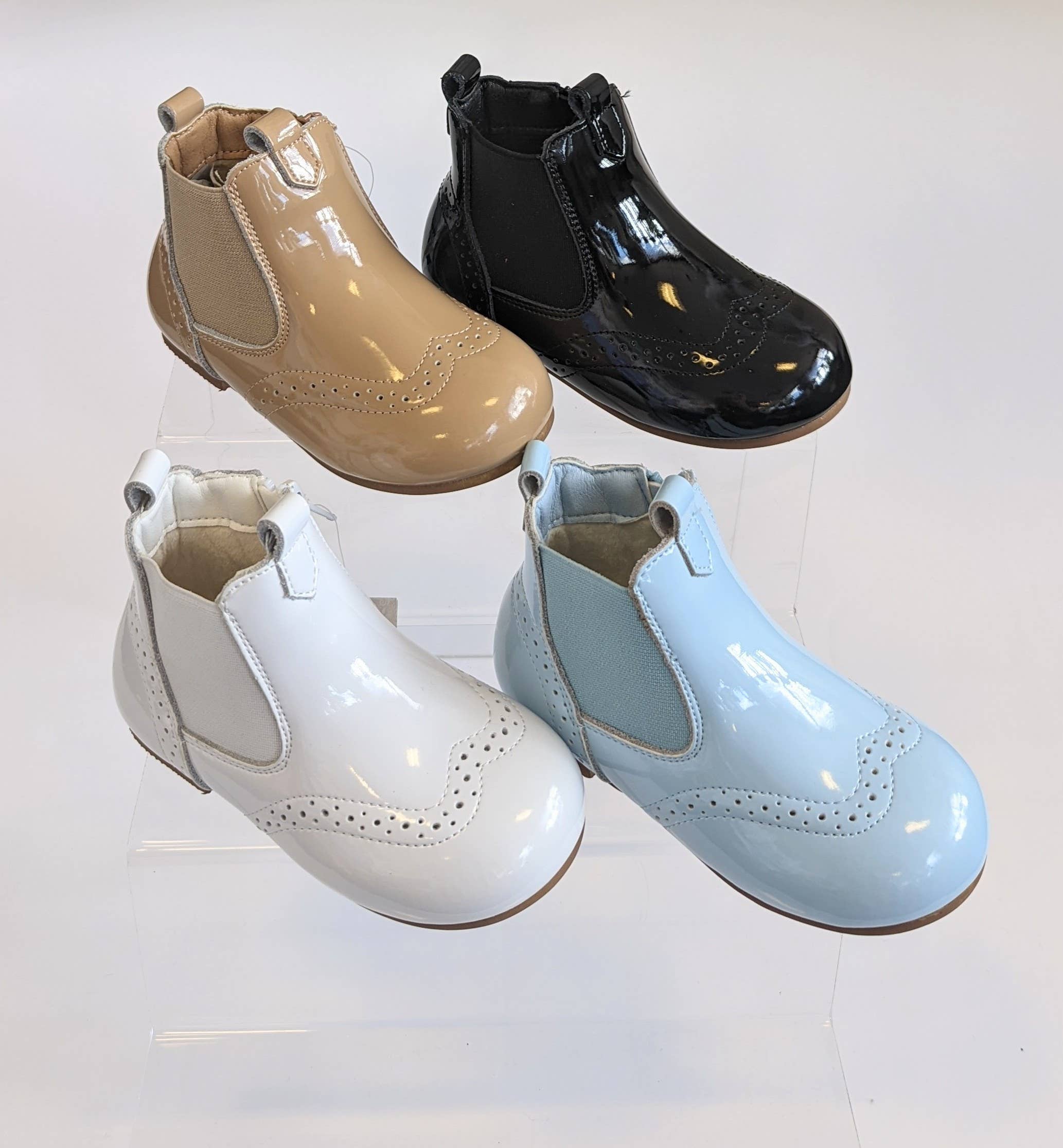 BEAU KiD - Vendita all'ingrosso Stivali - Bambini - Theo Boys, stivali da rivenditore in pelle con chiusura a zip0