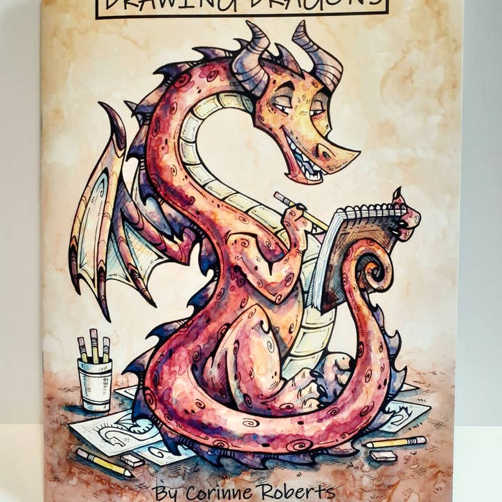 Corinne Roberts Illustration - Wholesale Coloring & Activity Book - Kids & Baby - Drawing Dragons - Book3