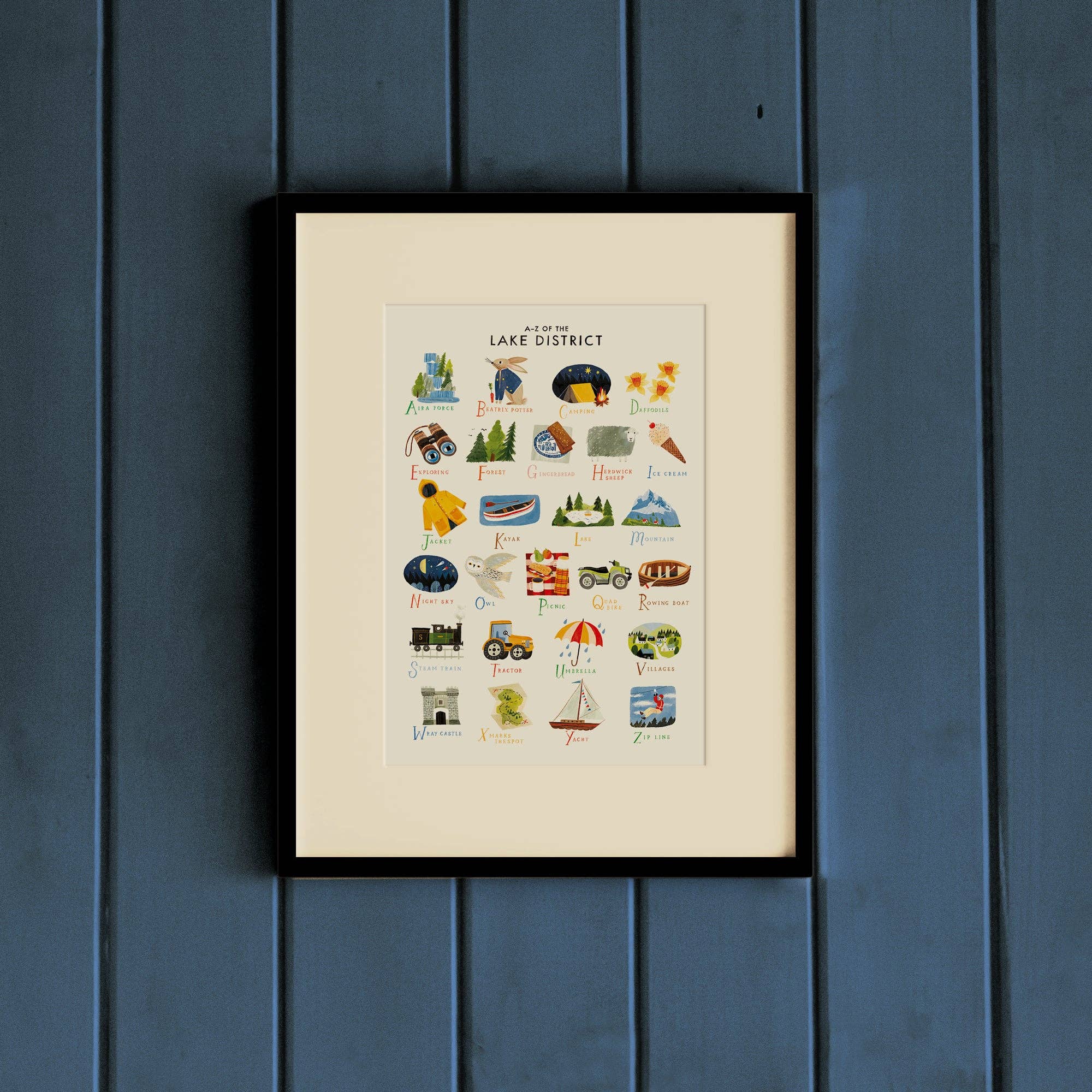 Oldfield Design Co – wholesale Art print – A-Z Lake District A3 Print5