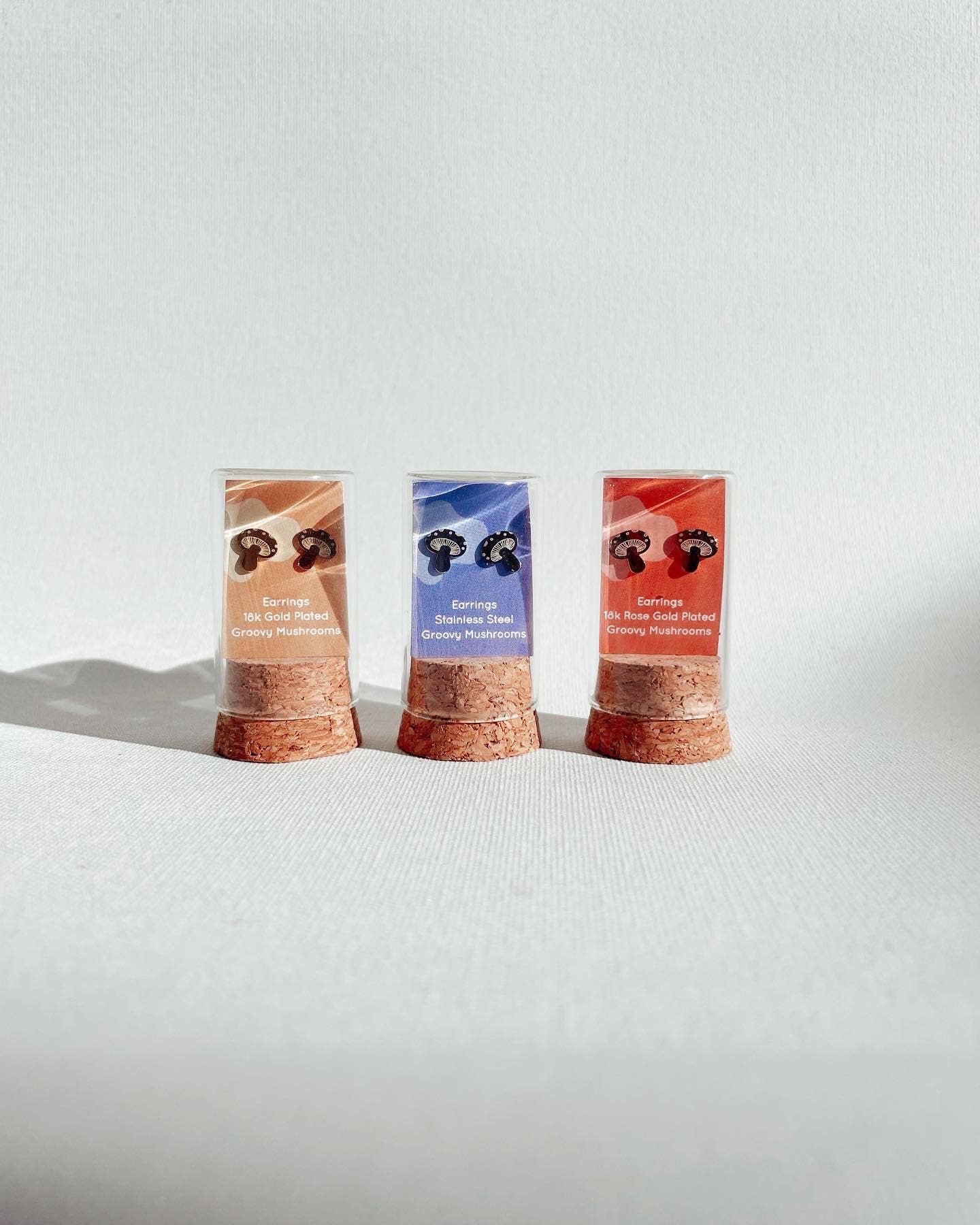 Dainty Little Tiny Things - Wholesale Stud/Post Earrings - Dainty Little Tiny Things | Groovy Mushrooms | Earring Studs1