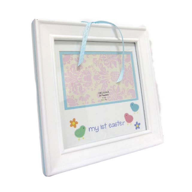 Moldura Conceitos Meu 1º Páscoa – Estilo Madeira Branca Doce por atacado de Concepts In Time