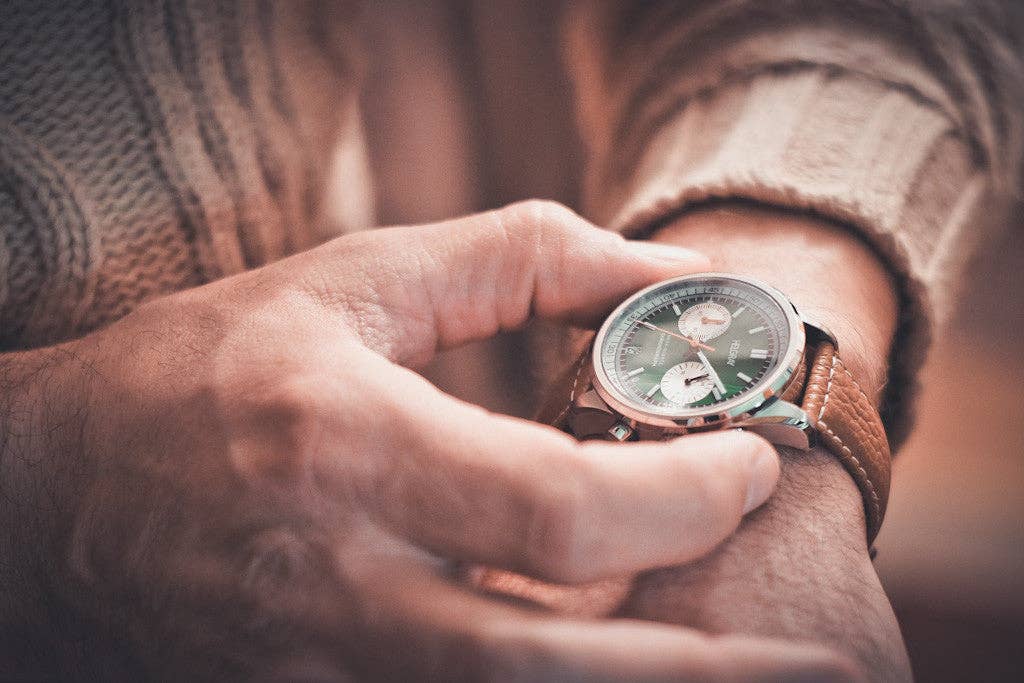 Helgray Watches - Wholesale Wrist Watch - Men's - Silverstone Green1